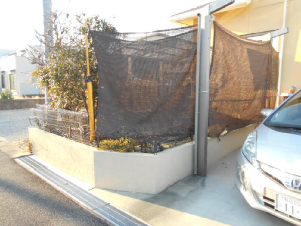 フェンス before