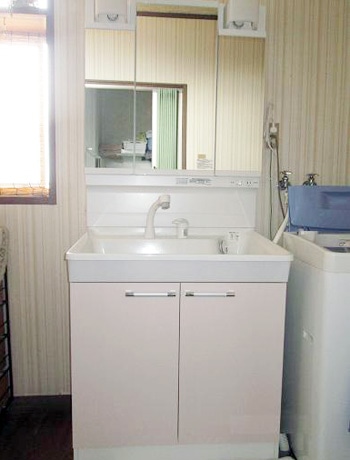 リフォーム 洗面所 コメリ