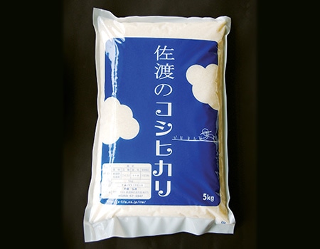 新潟県産　令和4年度　佐渡のコシヒカリ　玄米25ｋｇ（5ｋｇ×5）