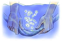 バルブ本体を抜く