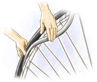 チューブを入れる