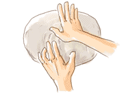 めん棒でのばす