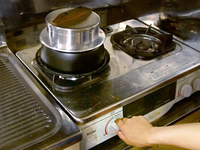 2.最初は強火で5分