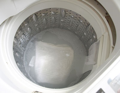 全体的な汚れにはつけ置き洗い