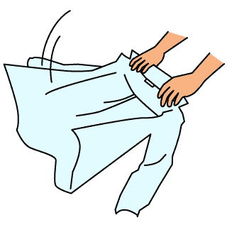 【STEP1】大きなシワをのばす