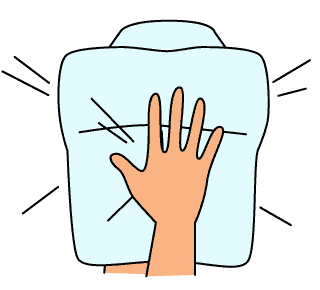 【STEP2】細かいシワをのばす