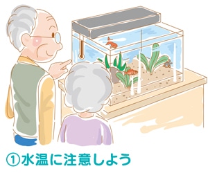1.水温の変化に注意しよう