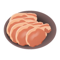 生の豚肉