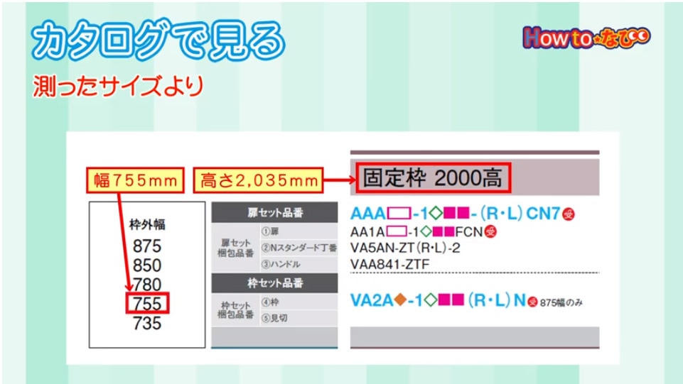 Howto情報 ドア 固定枠 の測り方 ホームセンター
