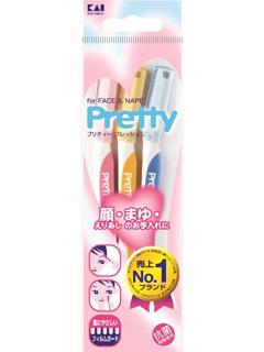 貝印 プリティー フレッシュカミソリ L型 3本入り