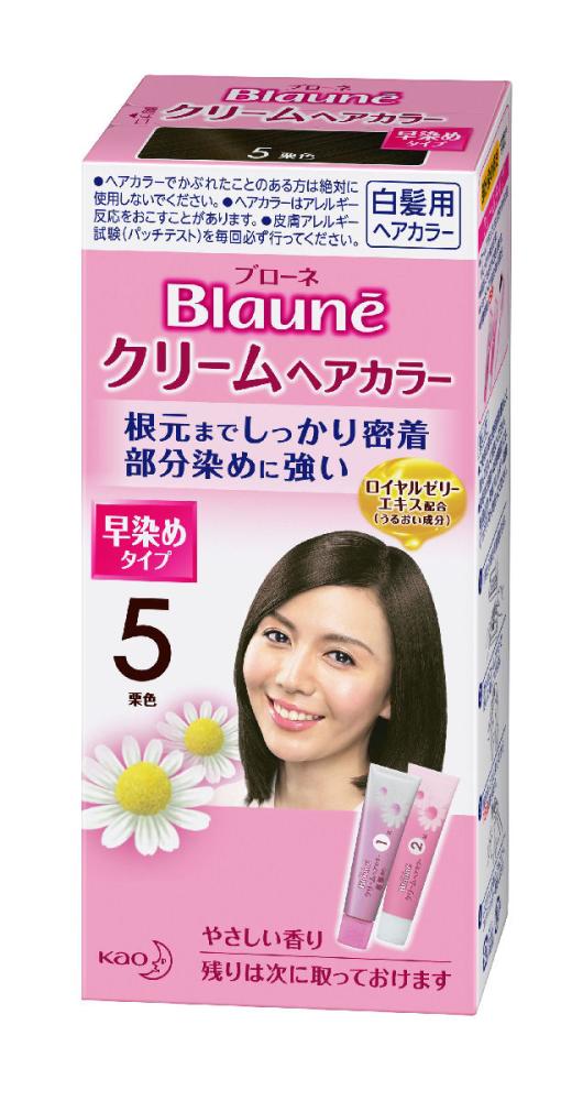 花王　ブローネ　クリームヘアカラー　５番栗色