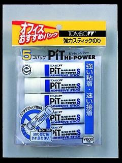 トンボ スティック糊ピットハイパワーT 5個入りパック HCA-511