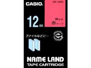 カシオ　ネームランドテープ　ＸＲ－１２ＲＤ