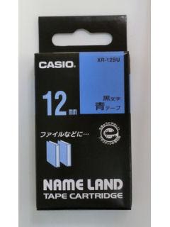 カシオ ネームランドテープ XR-12BU