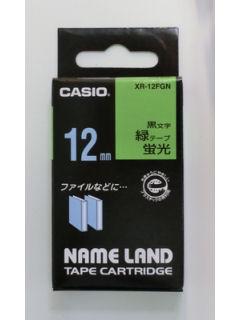 カシオ ネームランド テープ XR-12FGN