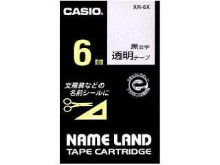 カシオ ネームランドテープ XR-6X