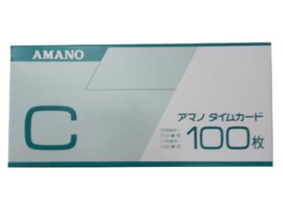 アマノ　タイムカード　Ｃ　１００枚入