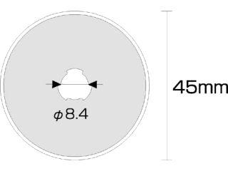 オルファ　カッター替刃（円形刃４５ｍｍ・１枚入）　ＲＢ４５－１