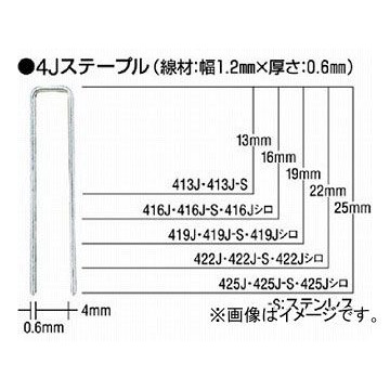 ＭＡＸ　４Ｊステープル　４２５Ｊ－Ｓ