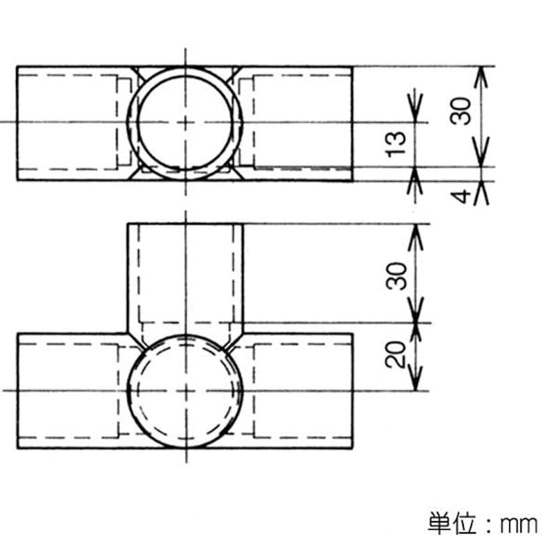 イレクタージョイント　Ｊ－１２５Ａ　Ｓ　アイボリー