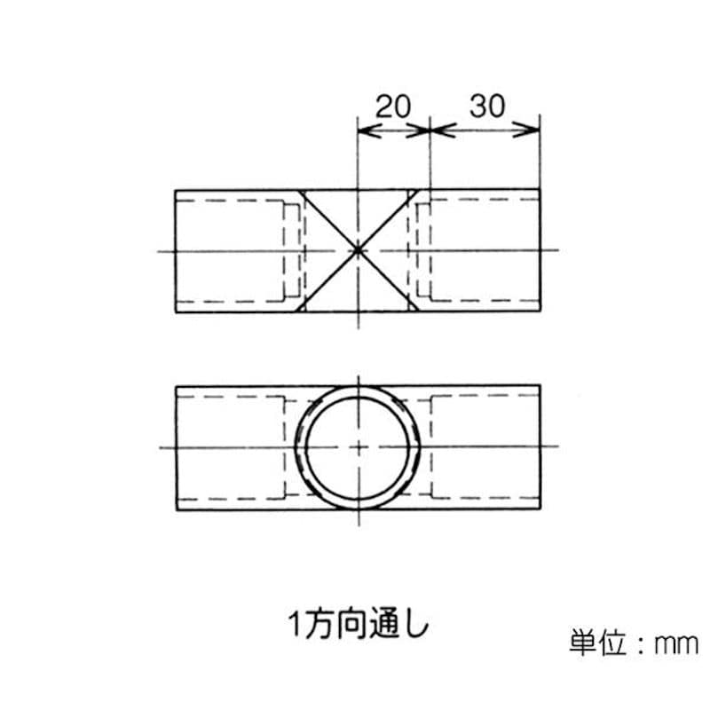 イレクタージョイント　Ｊ－１２０Ｂ　Ｓ　アイボリー