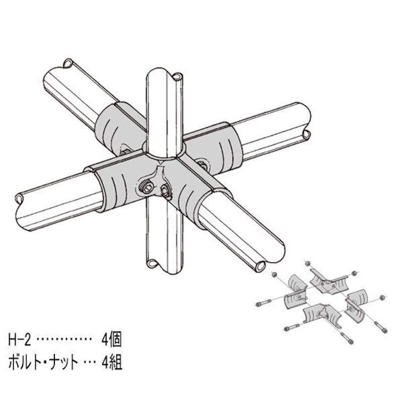 イレクターメタルジヨイント　ＨＪ－５　Ｓ　ブラック