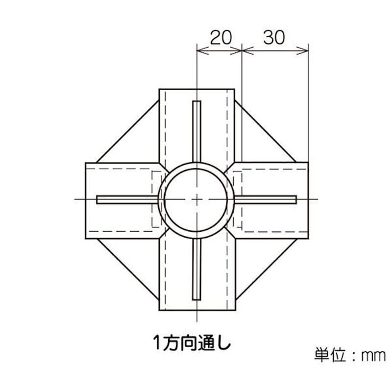 イレクタージョイント　Ｊ－１５Ｂ　Ｓ　アイボリー