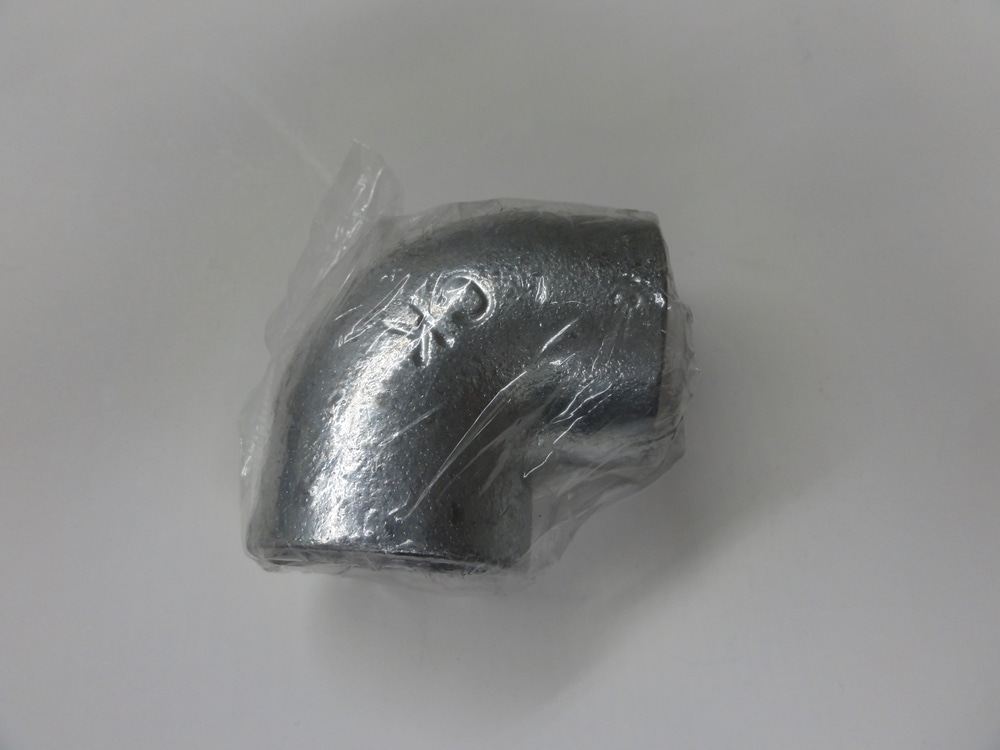 白エルボ　２インチ