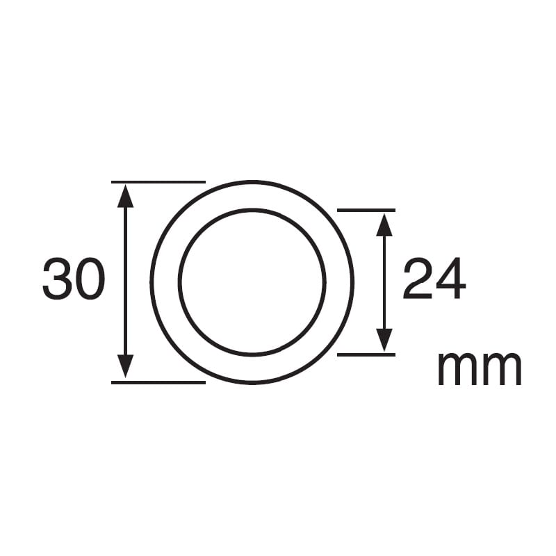 ＳＡＮＥＩ（サンエイ）　トラップ用平パッキン　排水管径２５ｍｍ用　ＰＰ４０－５４Ｓ－２５