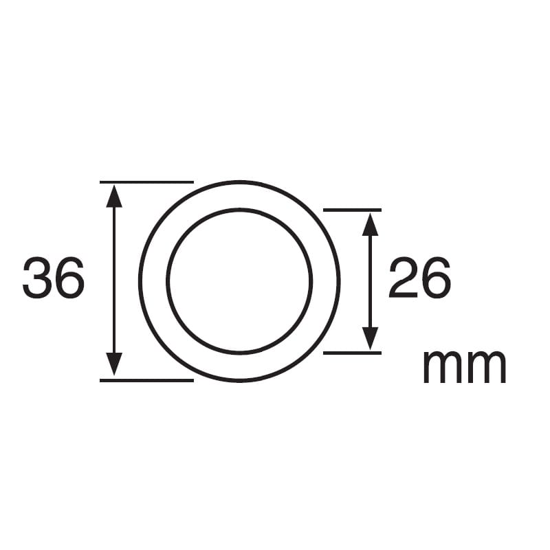 ＳＡＮＥＩ（サンエイ）　トラップ用平パッキン　排水管径３２ｍｍ用　ＰＰ４０－５４Ｓ－３２