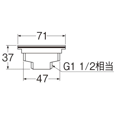 流し排水栓　ＰＨ６２－Ｓ