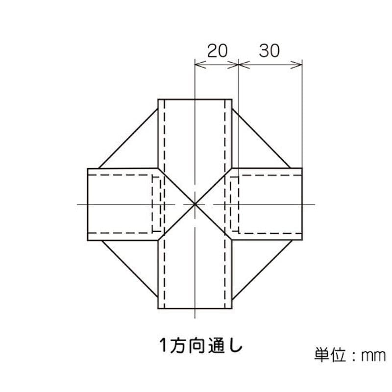 イレクタージョイント　Ｊ－６Ｂ　Ｓ　アイボリー