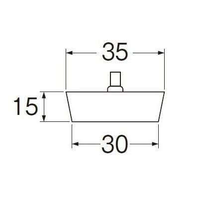 バス用ゴム栓　Ｈ２９Ｆ－３５