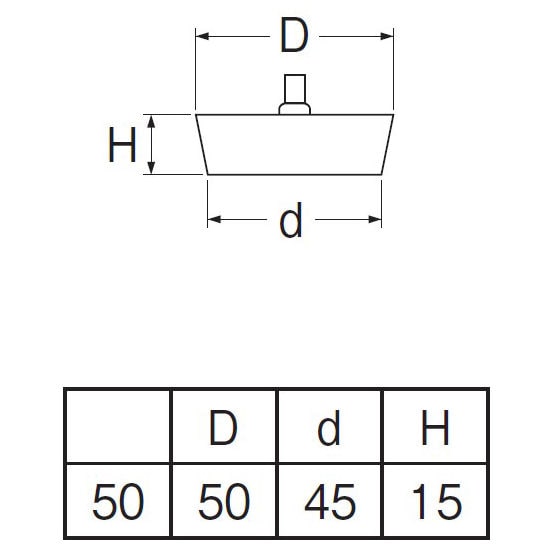 バス用ゴム栓　Ｈ２９Ｆ－５０