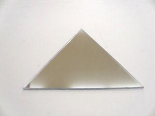 アクリパーツ　正三角形　ミラー　１００×１００×１００