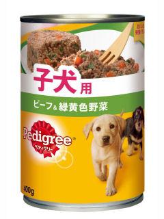 マース　ペディグリー　子犬用　ビーフ＆緑黄色野菜　４００ｇ