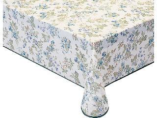 １枚物テーブルクロス　アルデシア　ブルー　１２０×１５０ｃｍ