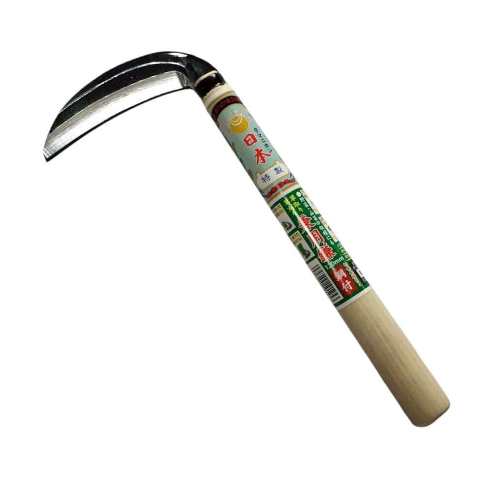 玉日本　草取草刈兼用鎌　鋼付　１２０ｍｍ