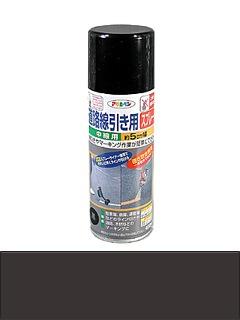 アサヒペン　道路線引き用　スプレー　中線用　４００ｍＬ　黒