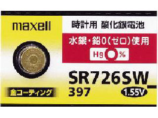 無水時計電池　ＳＲ７２６ＳＷ　１個