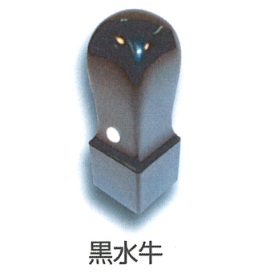会社角印　黒水牛　２７ｍｍ角