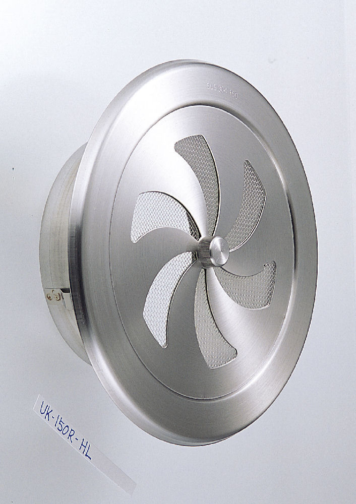 ＵＫ　ステン丸型レジスター　１００Ｒ－ＨＬ