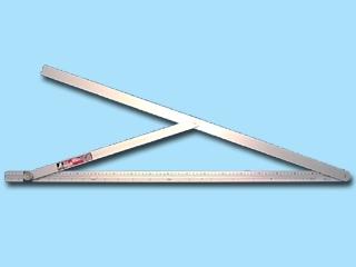 アルミ自由金 900MM筋交付 目盛付