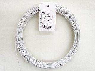 K+カラー針金 白 1kg #14×62m