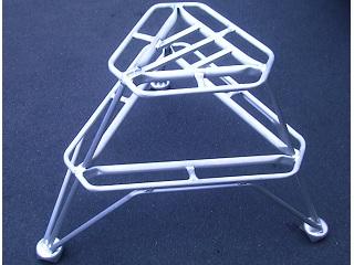 アルミ園芸踏台　三脚　二段　大