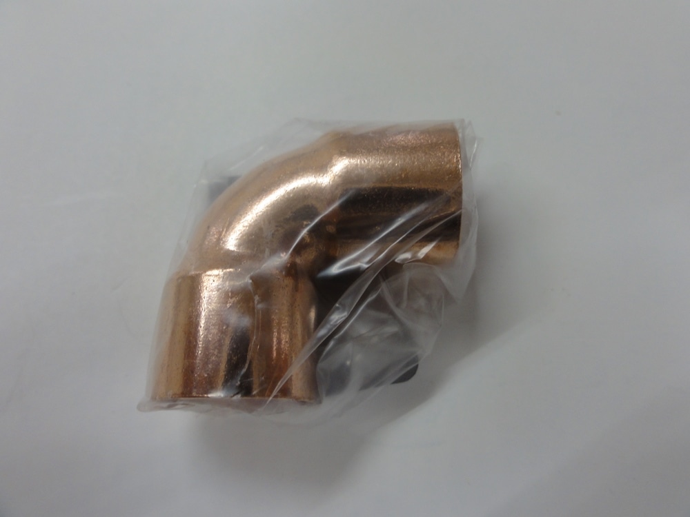 銅管継手90エルボ 3/4