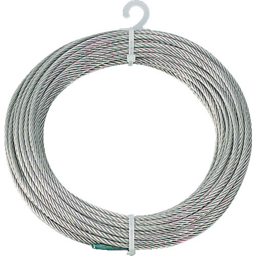 ＴＲＵＳＣＯ　ステンレスワイヤロープ　Φ４．０ｍｍＸ２０ｍ　ＣＷＳ－４Ｓ２０＿