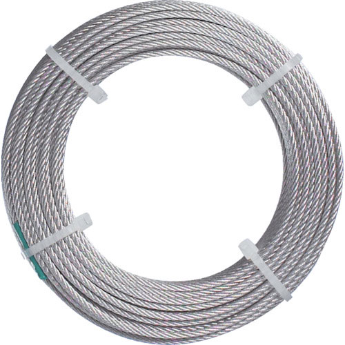 TRUSCO ステンレスワイヤロープ ナイロン被覆 Φ2.0(2.5)X10m CWC-2S10_