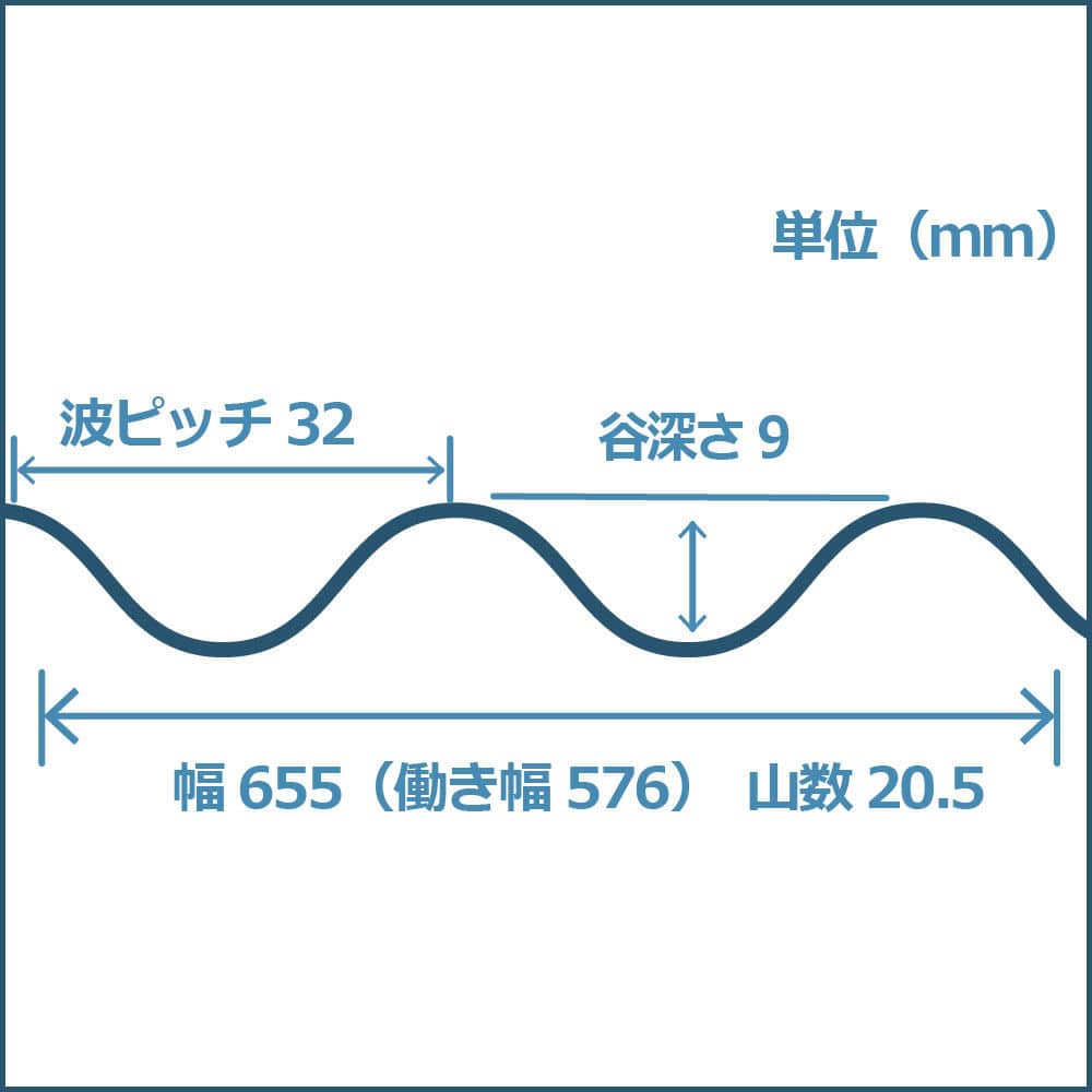 コメリ　ポリカ波板　クリア　６尺