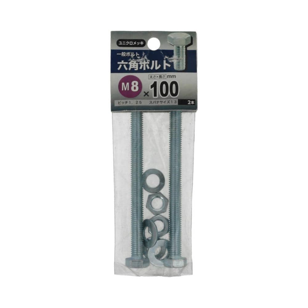 ６角ボルト　８Ｘ１００